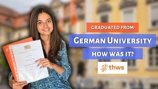 International Student in Germany‍ Finished Bachelor's Degree at THWS | My Experience and Diploma