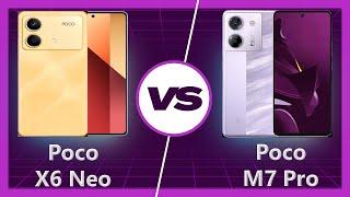 Poco M7 Pro vs Poco X6 Neo Detailed Comparison