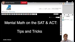 MENTAL MATH on the SAT & ACT: Tips and Tricks