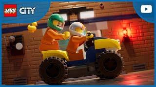 IMPOSSIBLE PRISON BREAK – Stunts Only!‍️ | LEGO® City No Limits