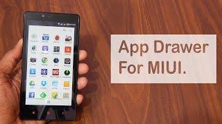 How to Get App Drawer in MIUI. [With AppSwap]