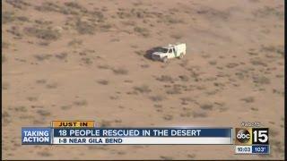 16 people lost in the desert