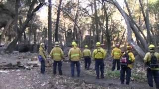 Fire destroys two cabins in Upper Trabuco Canyon - 2014-01-02