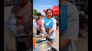 snow maker machine | snowflake ice cream | shaved ice cream | rolling ice cream | cutting ice cream