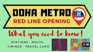 Doha Metro Opening (Qatar Rail) -  What You Need To Know | Stations | Travel Card  Timing Cost 2019