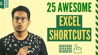 25 AWESOME Excel Keyboard Shortcuts (You Should Know)!