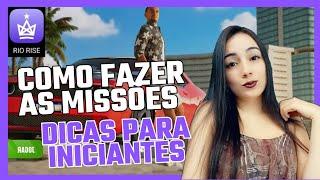 COMO FAZER AS MISSÕES DO RIO RISE RP/ DICAS PARA INICIANTES/ GTA SA #riorise #gtasandreas