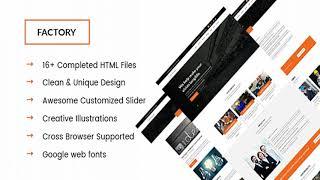 Factory - Industrial and Factory HTML5 Template | Themeforest Website Templates and Themes