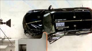 2014 Mazda CX 5 small overlap IIHS crash test