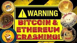 ️ BITCOIN AND ETHEREUM ARE CRASHING  YOU NEED TO SEE THIS NOW!  MILLIONAIRES WILL BE MADE NEXT!