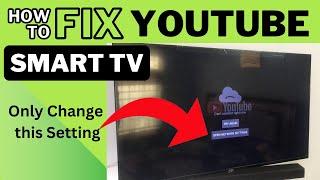 FIX YOUTUBE NOT WORKING ON SMART ANDROID TV