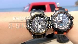 Japan CASIO G-SHOCK GPS TEST at Thailand