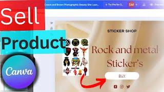 How To Sell Digital Products Using Canva Site & Make Money Online 2024