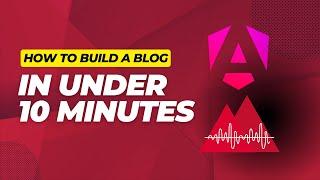 How to Build a Blog with Analog and Angular in Under 10 Minutes