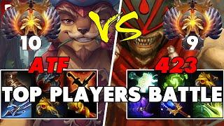 ATF (PANGOLIER) Off vs 423 (BLOODSEEKER) Carry - Epic Battle Of Top Dota 2 Players - Z Dota 2