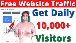 Free Website Traffic 2021 | Get Daily 10,000+ Visitors to Your Website | 30 Million Traffic Source
