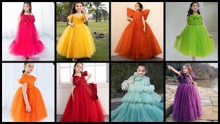 Partywear net frock design 2023 baby girl/baby girl net frock designs/Net frock designs