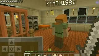 I got a new skin in Minecraft PE and I played with my mom!