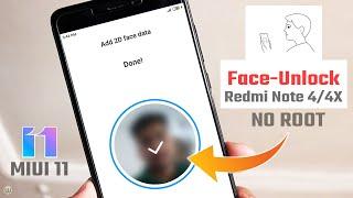 How To Enable MIUI 11 Face-Unlock On Redmi Note 4/4X 