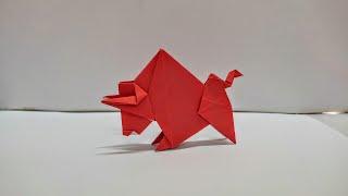 Origami Bull - How To Make a paper Bull - Origami Tutorial