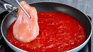 “Stolen” from the Italians! Tender chicken in tomato sauce - it melts in your mouth