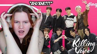 **YOU GUYS, THEY ARE NO JOKE** KPOP NEWBIE REACTS TO ATEEZ KILLING VOICE