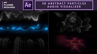 3D Abstract Particles Audio Visualizer in AE | Noplugins