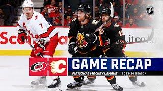 Hurricanes @ Flames 12/7 | NHL highlights 2023