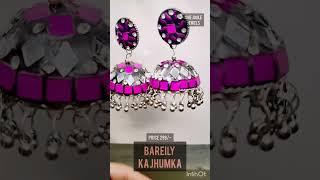 Shop Online Bareily ka jhumka Pink price 299/- #shoponline #shop #shopping #jhumka