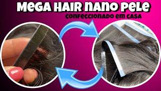 COMO FAZER MEGA HAIR NANO PELE TOTALMENTE INVISÍVEL (aulão completo)