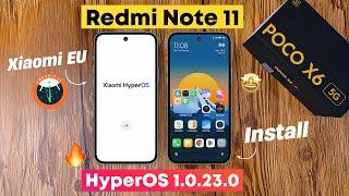 Redmi Note 11/NFC - HyperOS 1.0.23.0 Xiaomi EU (Install)