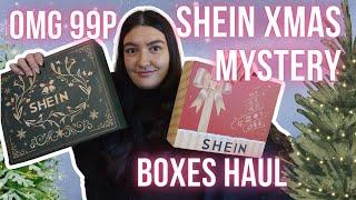 SHEIN 2024 XMAS GIFT UNBOXING - MYSTERY BOXES FOR 99P