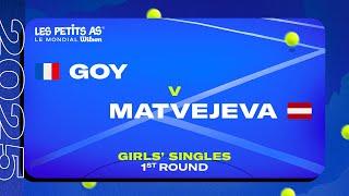 Les Petits As 2025 | Girls Singles R1 | Elsa GOY vs. Darina MATVEJEVA