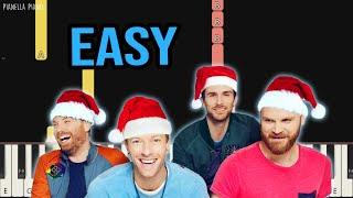 Coldplay - Christmas Lights | EASY Piano Tutorial by Pianella Piano