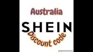 Shein Australia code promo code discount code coupon code