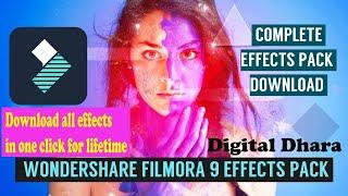 How to download all Filmora Effect in one click | Filmora video editor all effects for free |