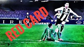 Alex Meret Red Card Vs Juventus Ronaldo