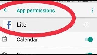 Fix Facebook Lite Problem Solve || And All Permission Allow Facebook Lite in Xiaomi Redmi Note 5 Pro