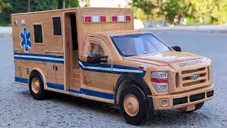 Wood Truck - Ford F-350 Super Duty Ambulance (2017) - Awesome Woodcraft