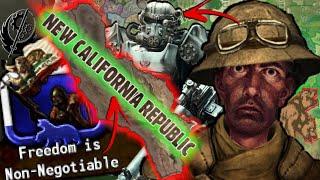 FALLOUT in Hearts of Iron | hopemaxxing as NCR/New California Republic REBORN! Hoi4 Old World Blues