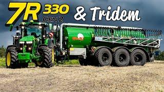 Let's Drive John Deere 7R 330 Gen2 + Wienhoff Tridem | Monster-Gespann | Bauer Struck (Teil 2)