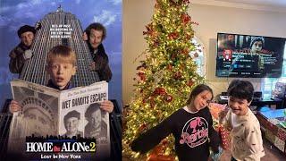 Home Alone 2 Lost In New York Watch Party & Wrapping Christmas Presents 