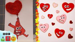 ️ Valentines Day Crafts with Colourblock Red ️ | Arts and Crafts for Kids | @LearningBlocks