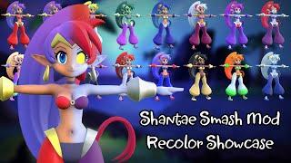 Super Smash Bros. Ultimate Shantae Mod Recolor Showcase