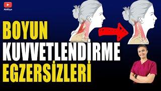 BOYUN GÜÇLENDİRME EGZERSİZLERİ #boyunağrısı #boyunfıtığı #aktifizyo