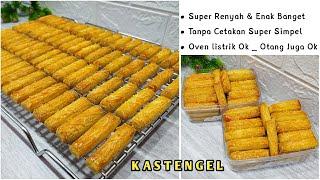 RESEP KUE KERING KASTENGEL SUPER RENYAH TANPA CETAKAN_Selalu Puas Dengan Hasilnya(100% Sukses)