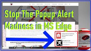 How To Turn Off Popup Notifications In Microsoft Edge Browser & From YouTube