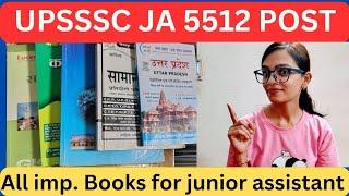 Imp. Books For UPSSSC Junior Assistant Exam 2023||upsssc exam||junior assistant exam update!!