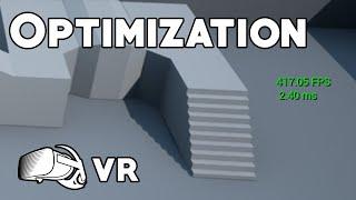 UE4 Tutorial: Optimization (VR)