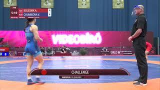 Repechage WW - 57 kg: A. KOLESNIK (AZE) v. V. CHUMIKOVA (RUS)